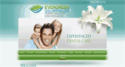 Desktop Screenshot of evergreenfamilydentalcare.com