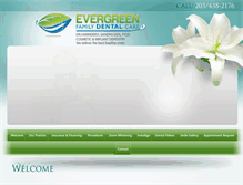 Tablet Screenshot of evergreenfamilydentalcare.com